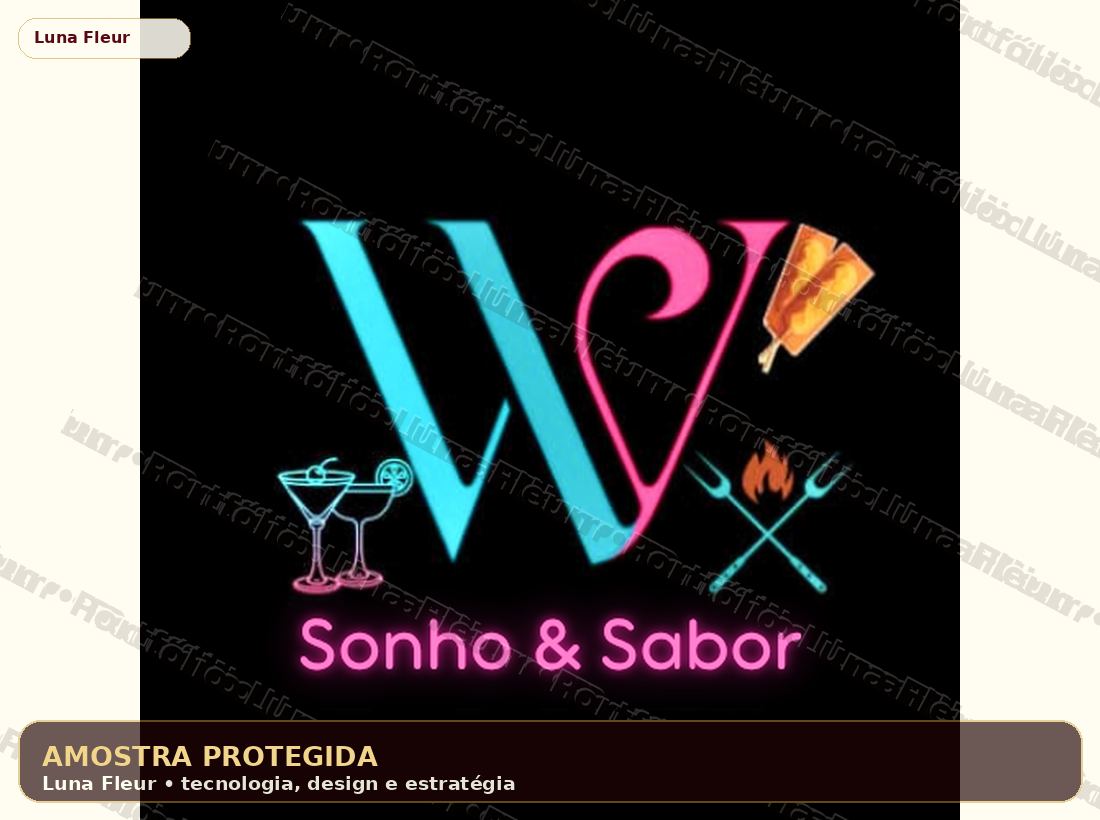 Amostra protegida de logo WV Sonho e Sabor